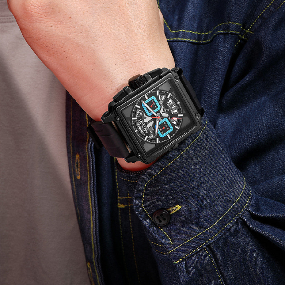 fossil jam tangan pria elegan dengan fitur chronograph