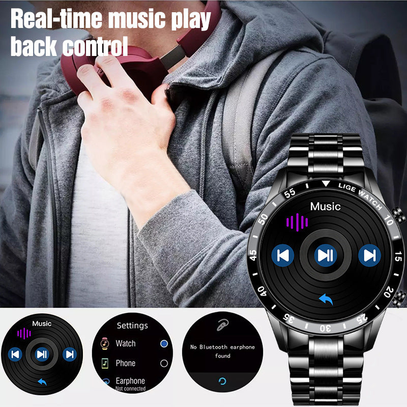 Jam Smartwatch Pedometer, Detak Jantung, Oksigen Darah, Analisis Tidur