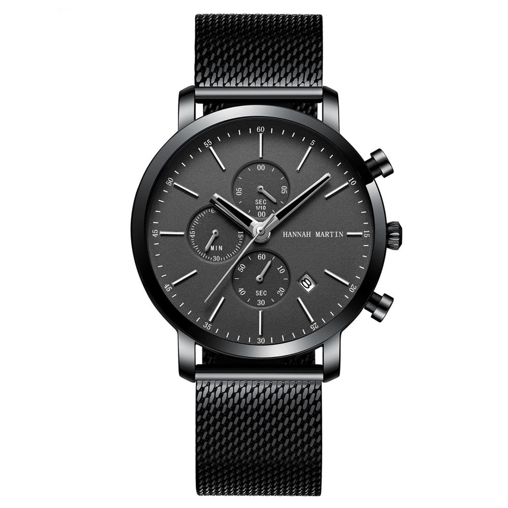 Hannah Martin casual waterproof calendar watch