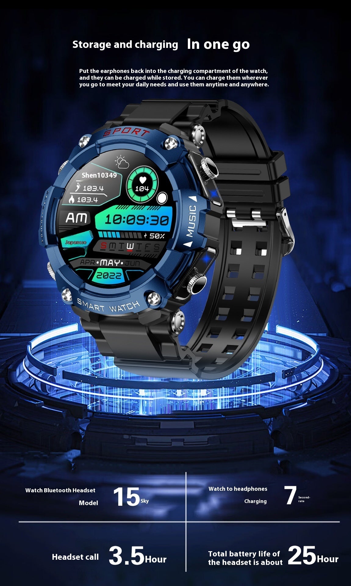 Jam pintar dengan fitur kontrol kamera smartphone