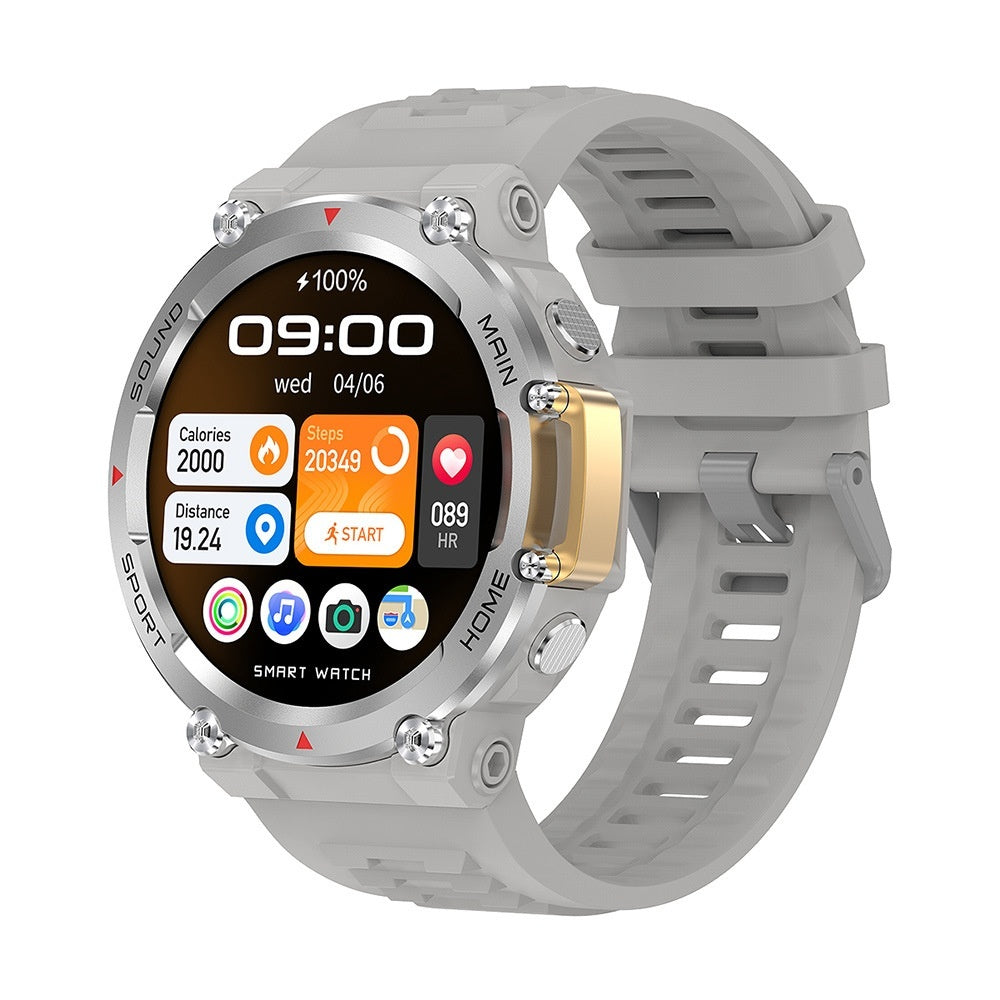 Jam tangan pintar olahraga dengan panggilan bluetooth