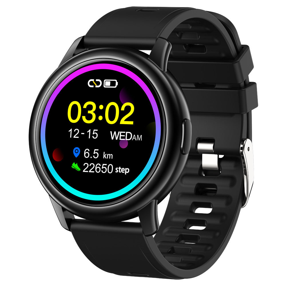 Jam tangan smartwatch pria dengan fungsi fitness tracker