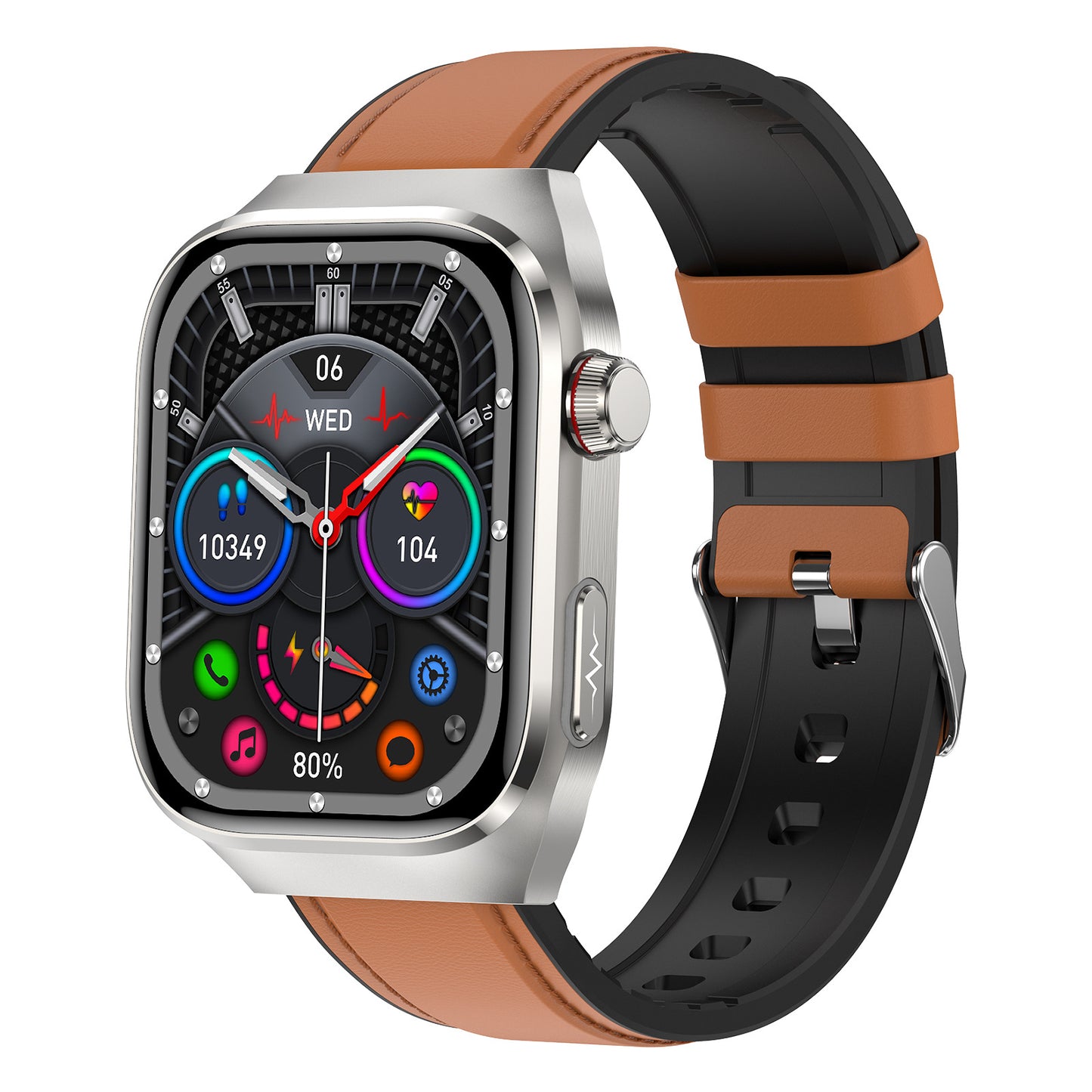 Outdoor smartwatch pemantau detak jantung real-time