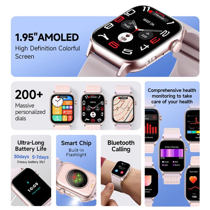 Skmei Smartwatch Wanita Waterproof dengan Fitur Bluetooth