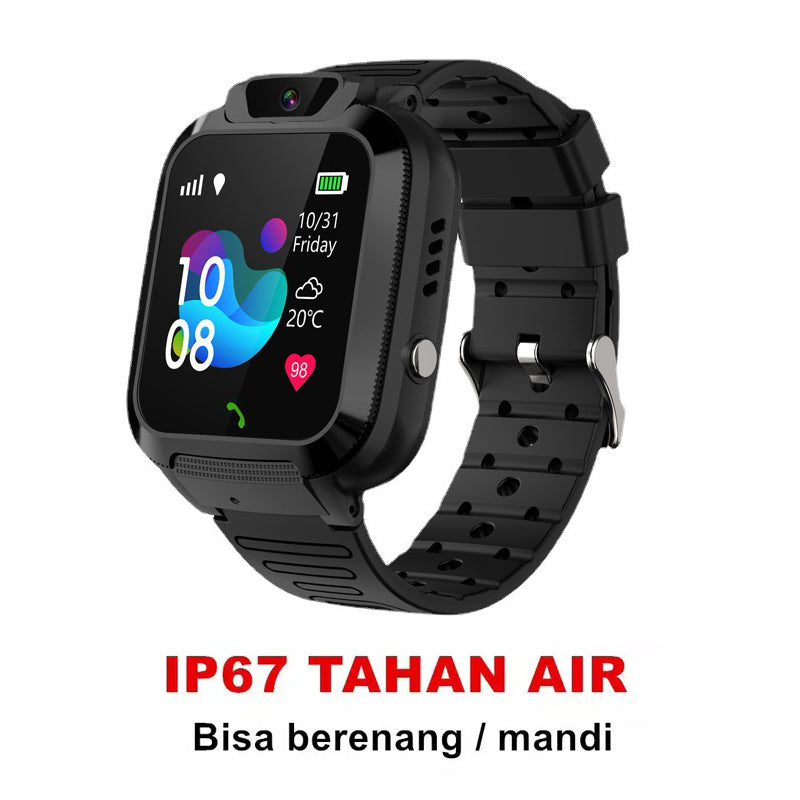 Smartwatch Anak dengan desain ergonomis dan nyaman dipakai