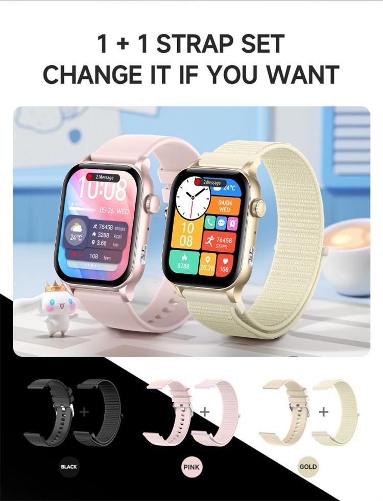 Smartwatch Skmei Wanita dengan Monitor Detak Jantung dan Oksigen Darah