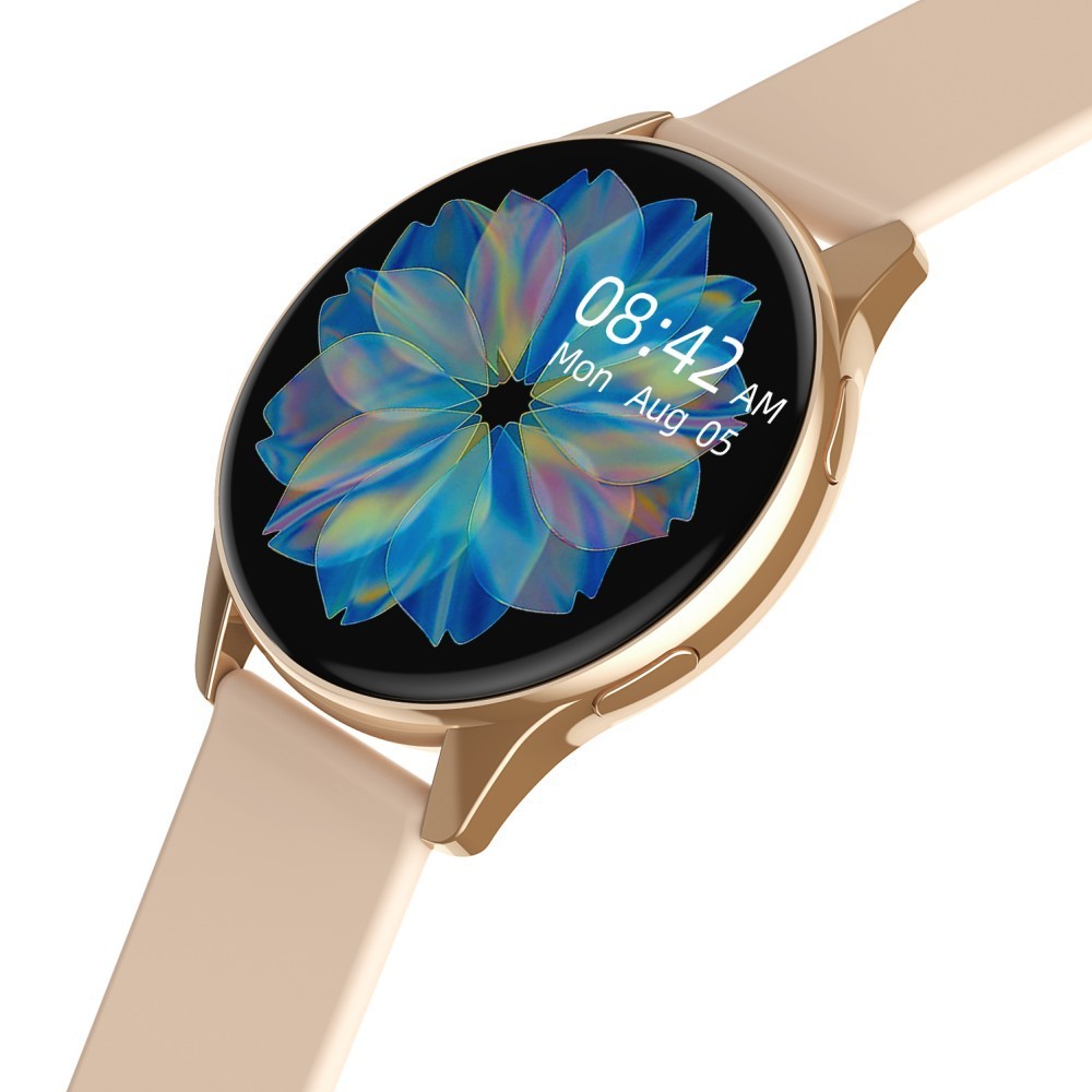 Smartwatch anti air ringan dengan strap nyaman di kulit