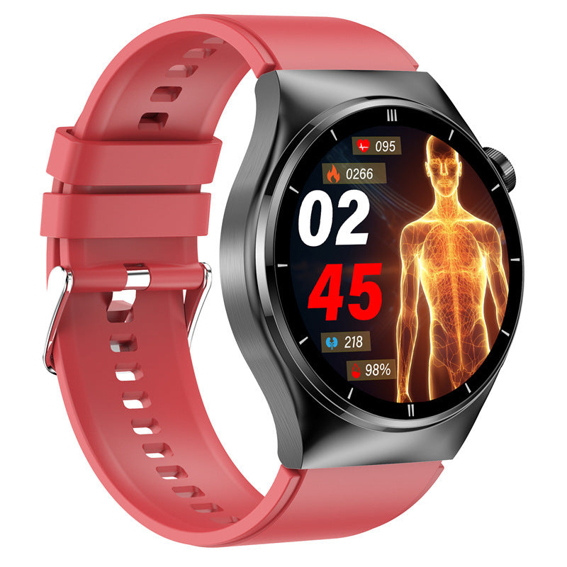 Smartwatch kesehatan dengan tampilan jam digital stylish