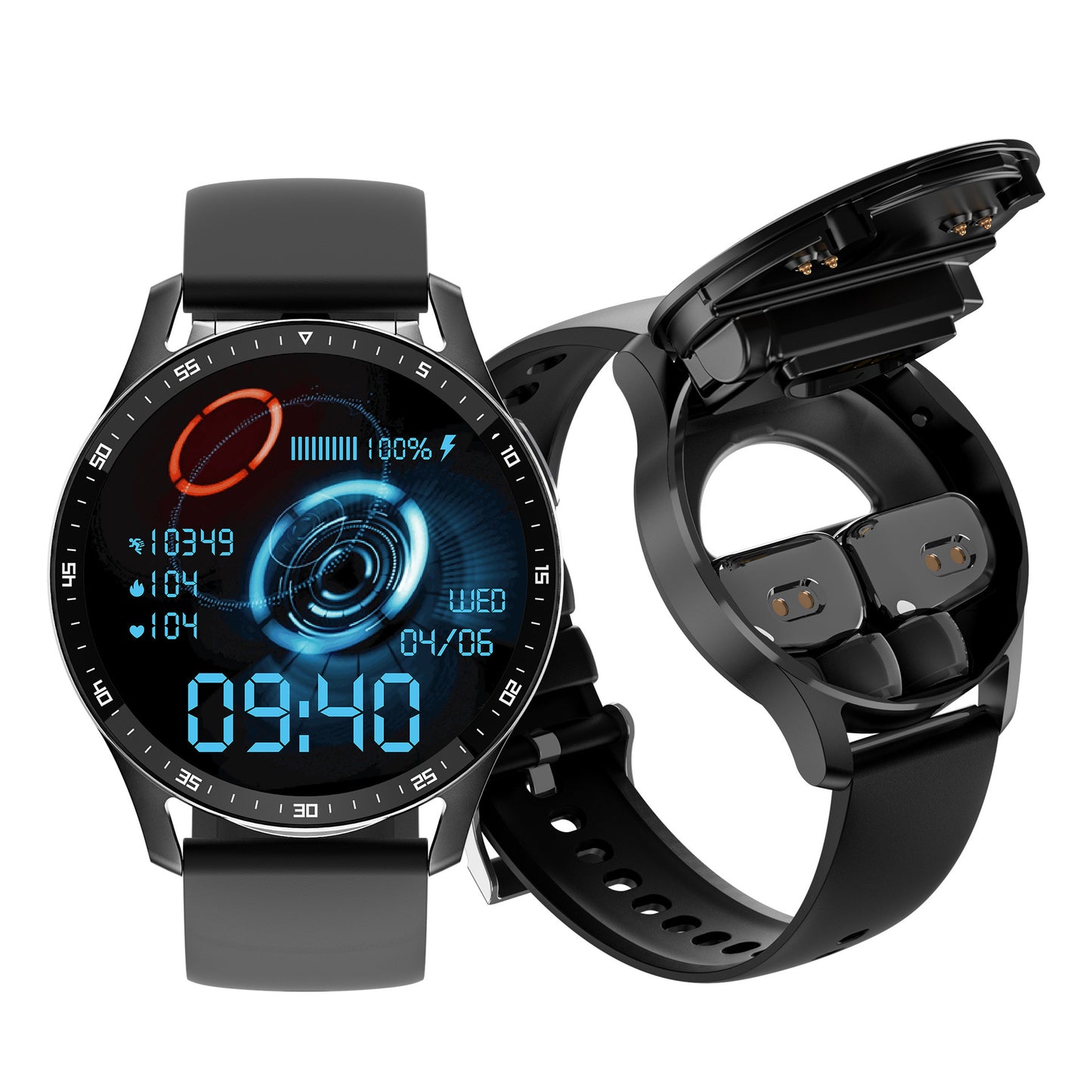 Smartwatch mirip Garmin Instinct dengan layar digital