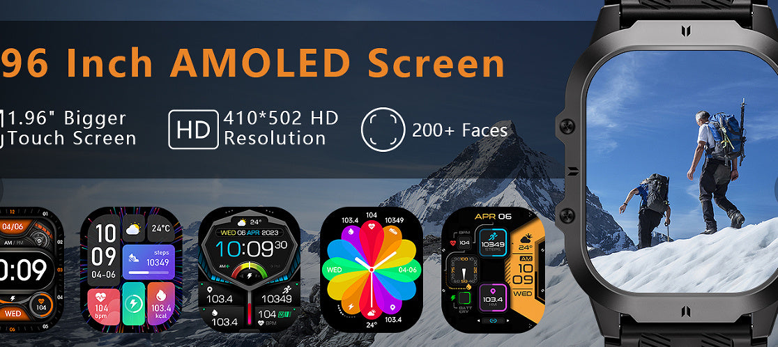 Smartwatch outdoor dengan baterai tahan lama untuk perjalanan jauh