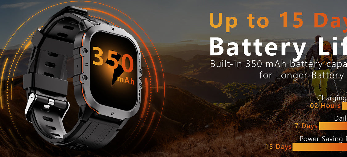 Smartwatch outdoor dengan desain sporty dan fitur tahan air untuk aktivitas luar ruangan