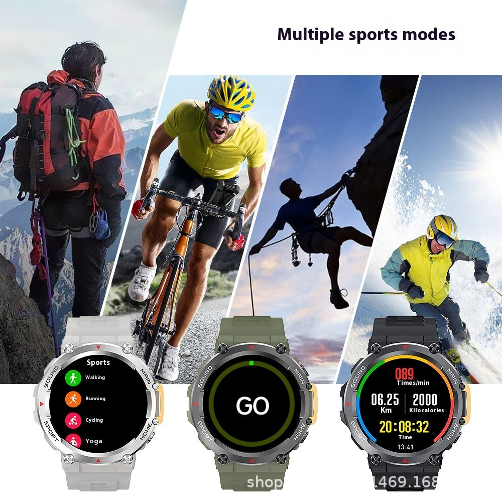 Smartwatch outdoor dengan penghitung langkah dan sleep tracker