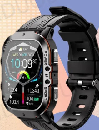 Smartwatch outdoor untuk lari dengan pelacakan jarak dan kecepatan