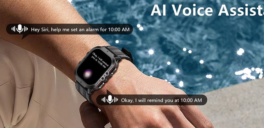 Smartwatch outdoor untuk olahraga ekstrem, tahan air dan debu