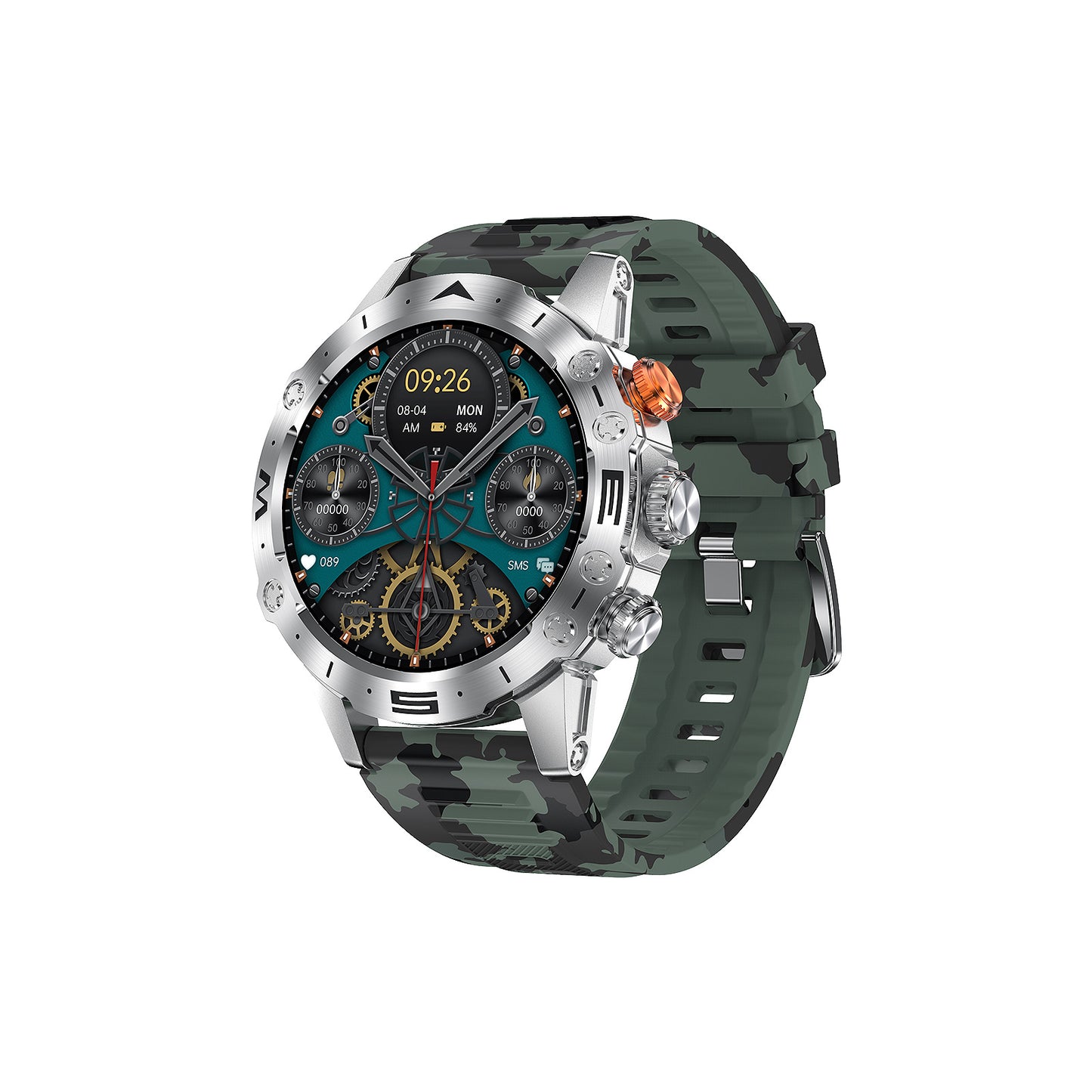 Smartwatch pantau kesehatan dengan layar sentuh