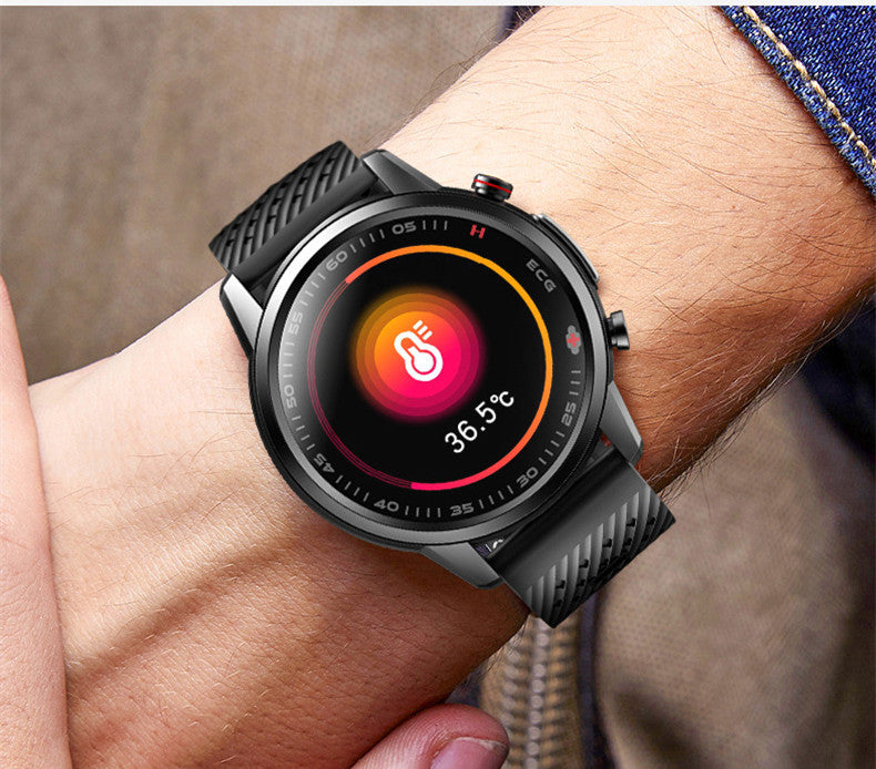 Smartwatch sporty dengan pelacak tidur dan stres