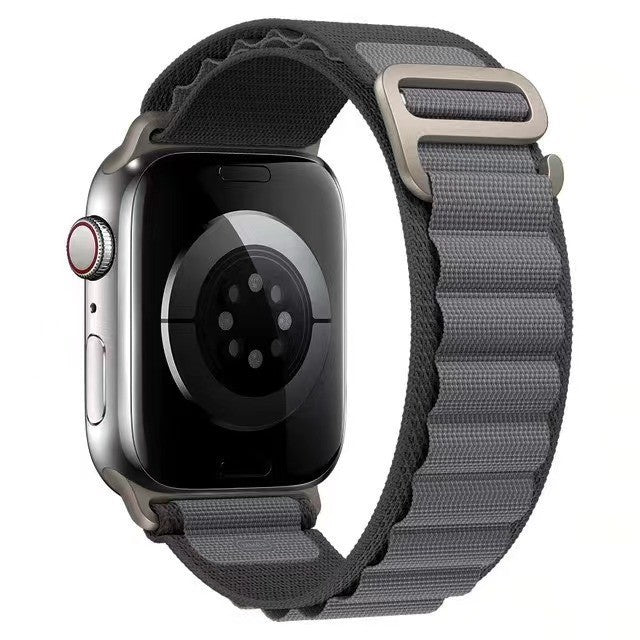 Strap band Apple Watch warna orange black stylish