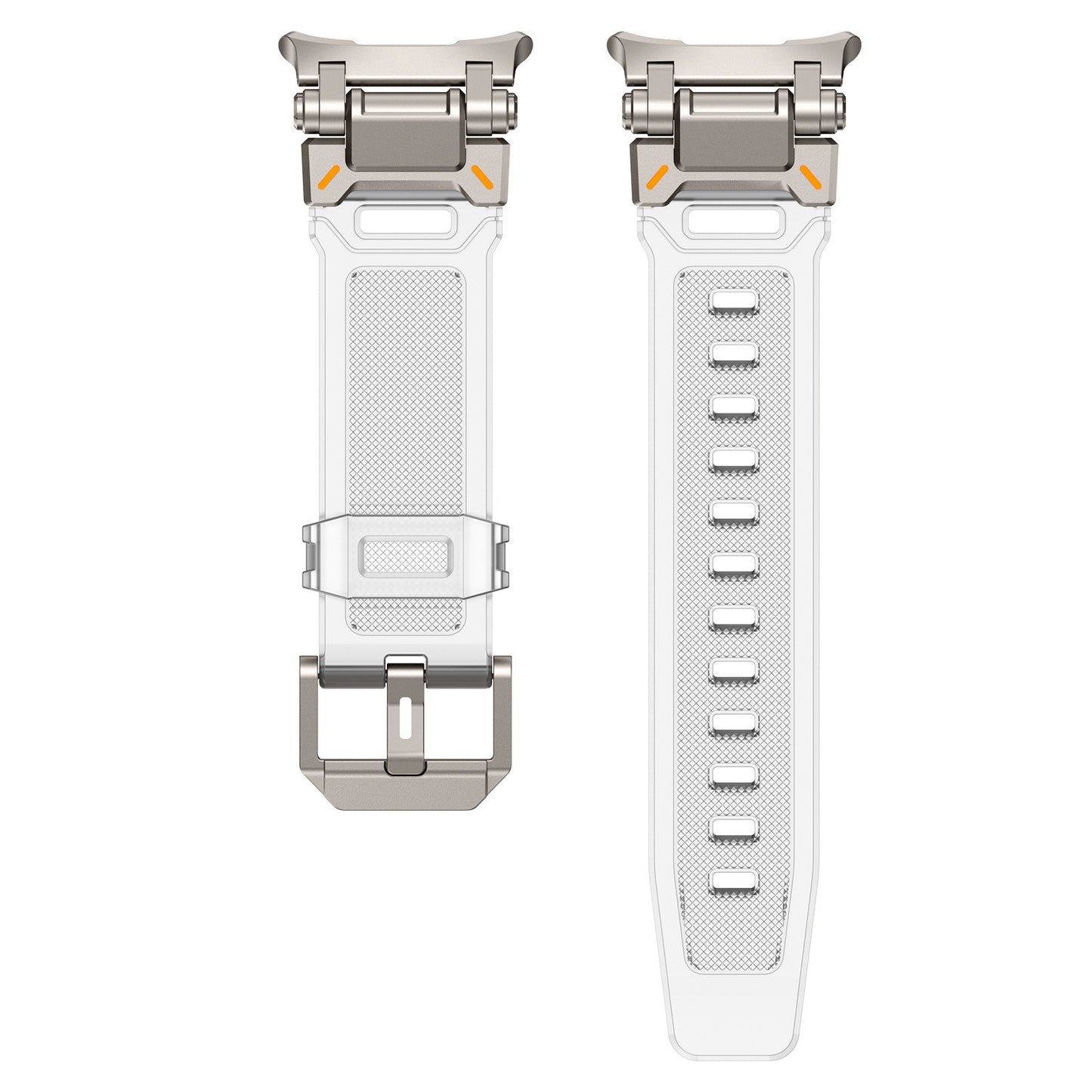 Tampilan detail strap Samsung Super 7 dari dekat