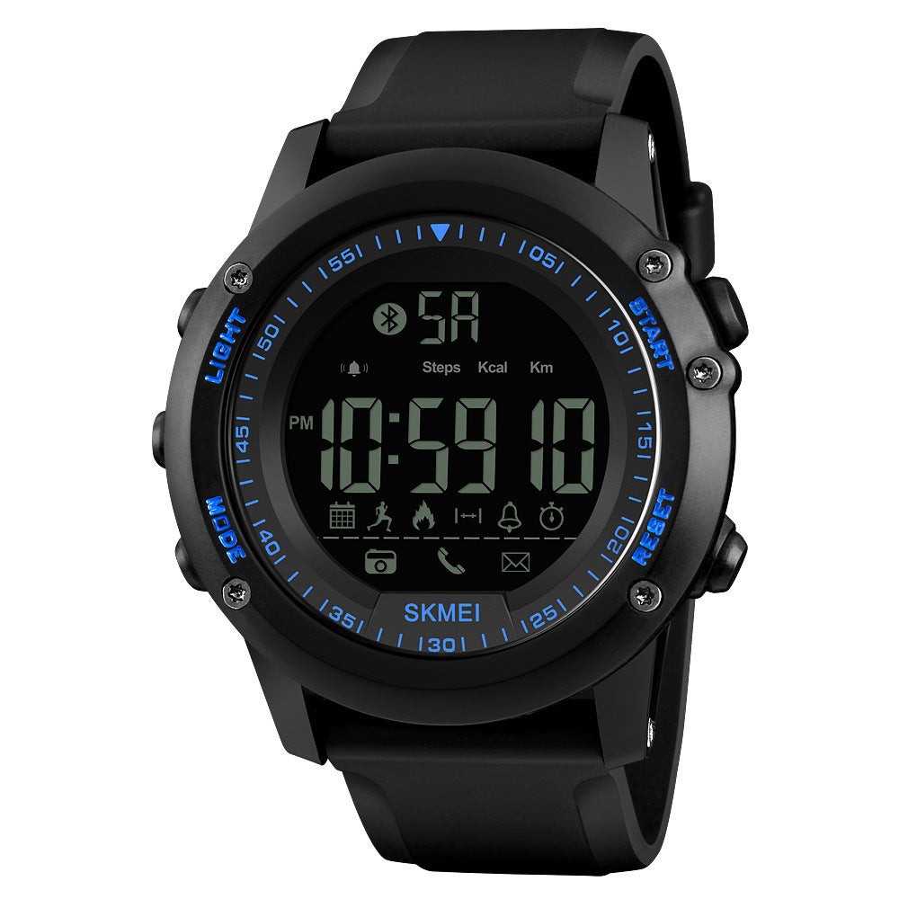 Tombol stainless steel smartwatch kasual tahan lama