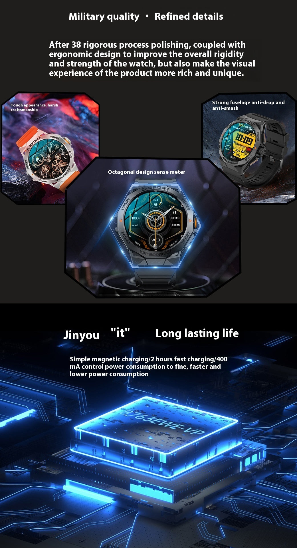 Xiaomi Smartwatch terbaru desain sporty pria aktif