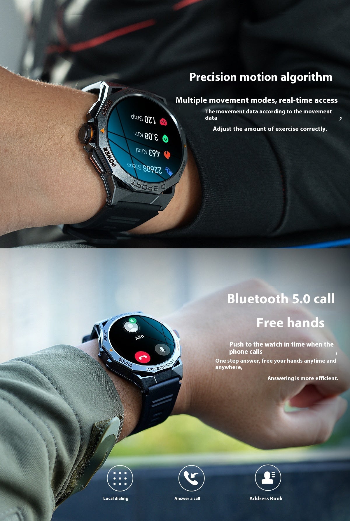 Xiaomi Smartwatch terbaru strap silikon warna pink