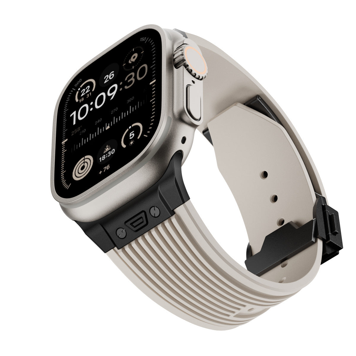 apple watch sport strap dengan gesper logam kokoh