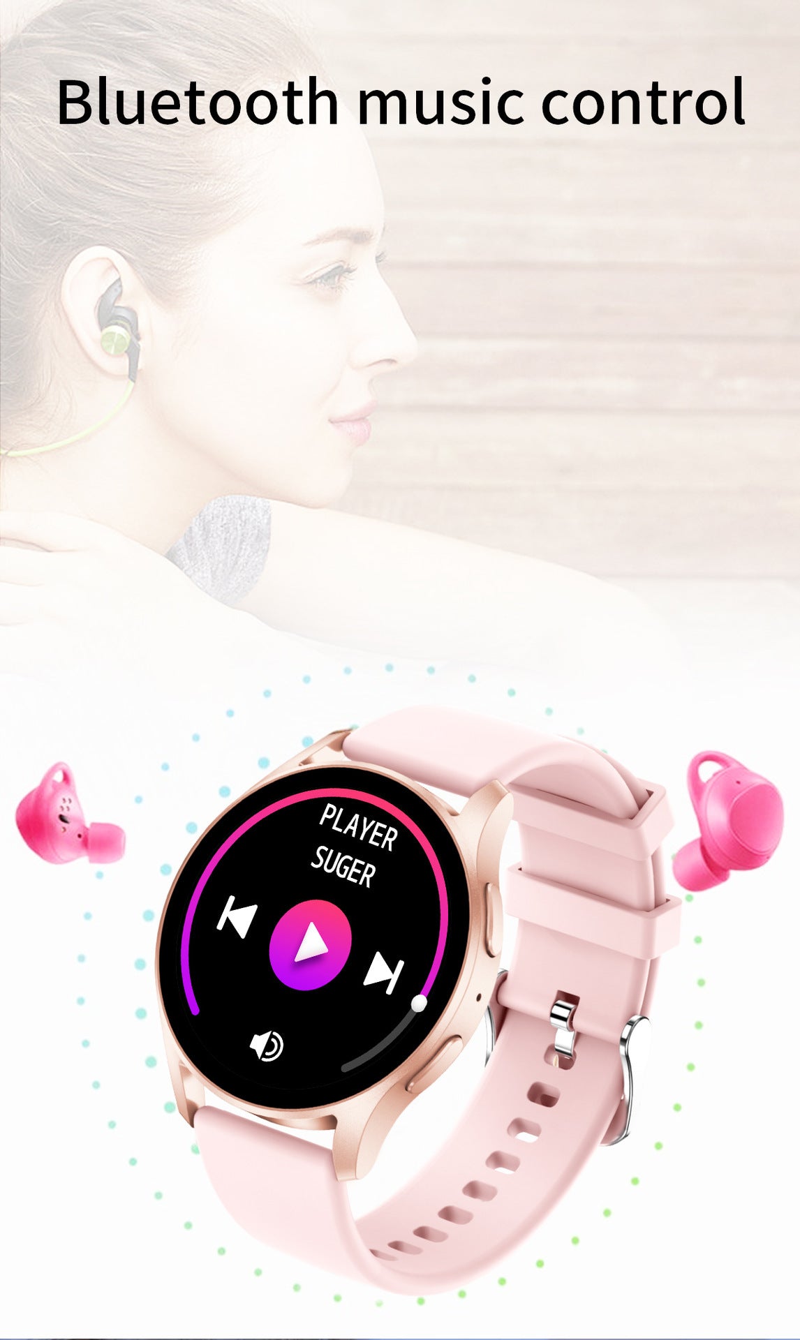 jam tangan pintar tahan air dengan fitur Bluetooth