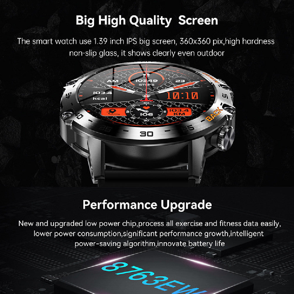 smartwatch dengan layar TFT cerah dan koneksi Bluetooth stabil
