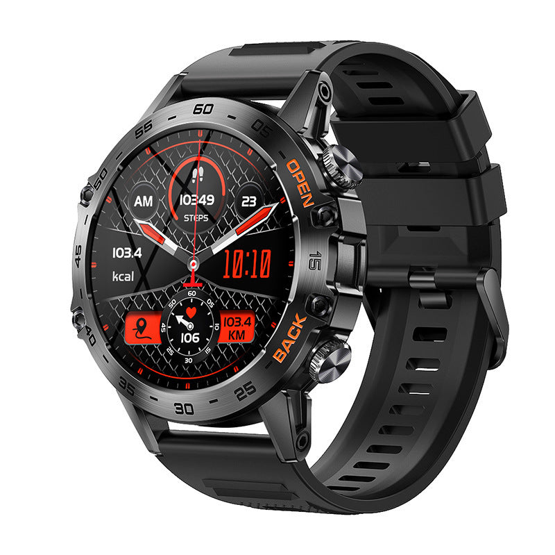 smartwatch dengan layar TFT sentuh dan pelacak kebugaran harian