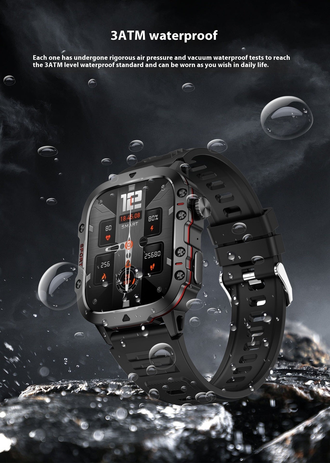 smartwatch outdoor desain maskulin dan stylish