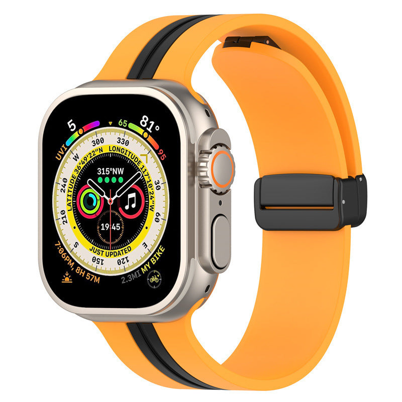 tali apple watch dengan material lembut di kulit