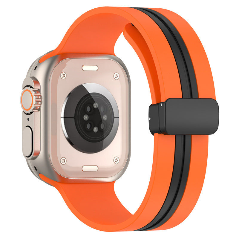 tali apple watch magnetik dua warna elegan