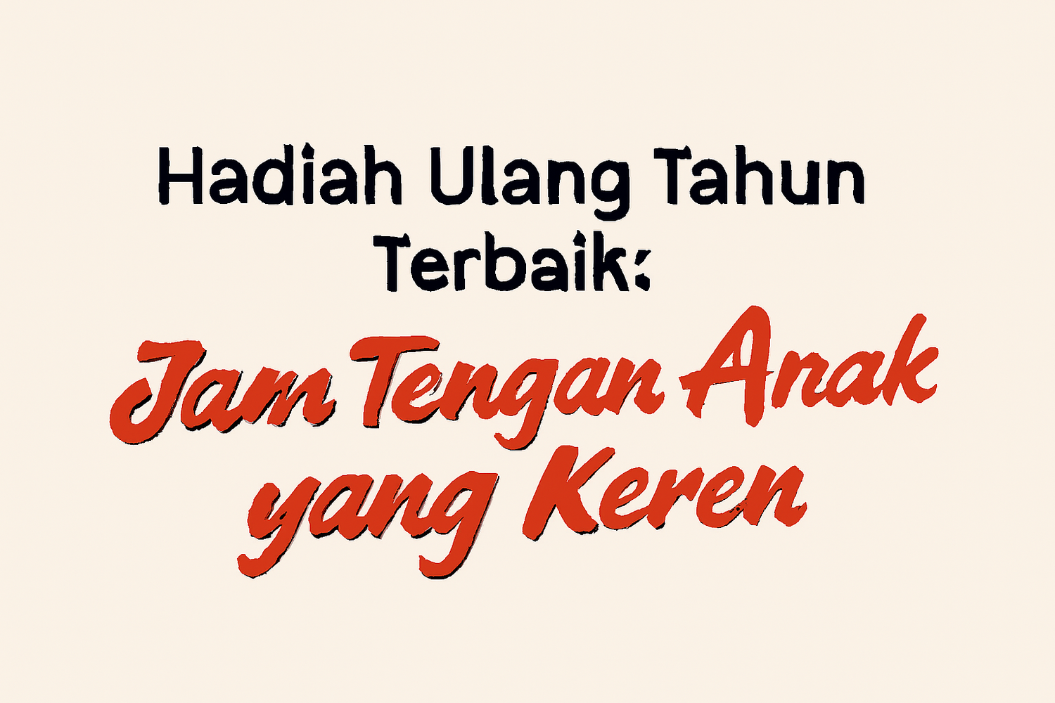 Jam Tangan Anak