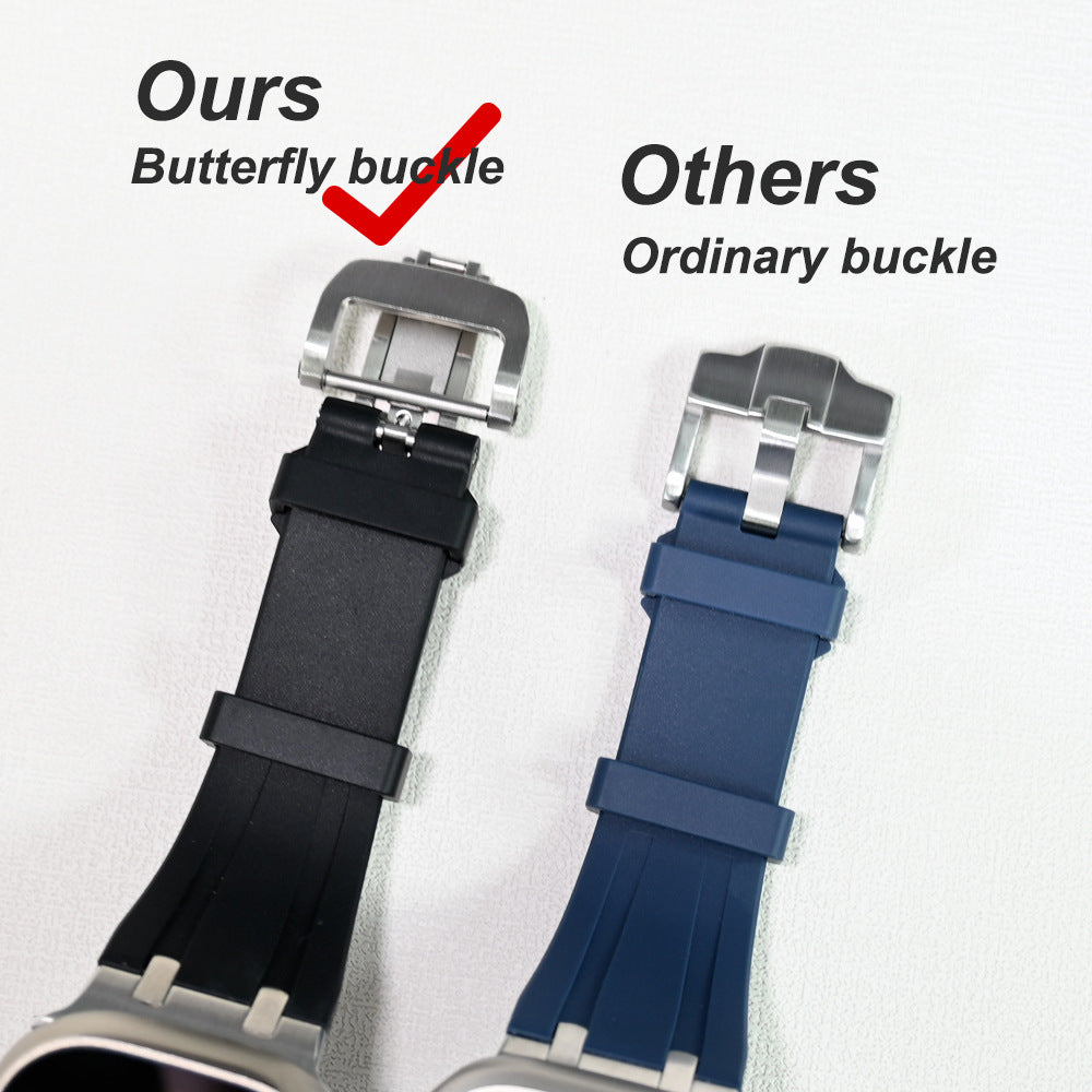 Apple Watch straps dengan gesper kupu-kupu elegan