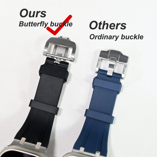 Apple Watch straps dengan gesper kupu-kupu elegan