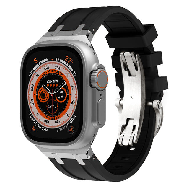 Apple Watch straps dua warna tampilan modern