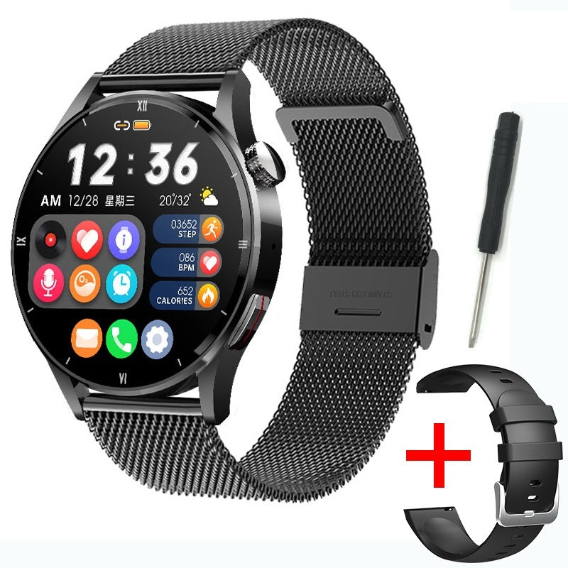 Bluetooth Smart Watch with HD Call, Heart Rate, and Body Temp