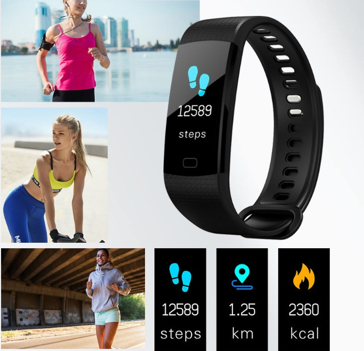 Jam tangan pintar dengan layar warna TFT 0.96 inci