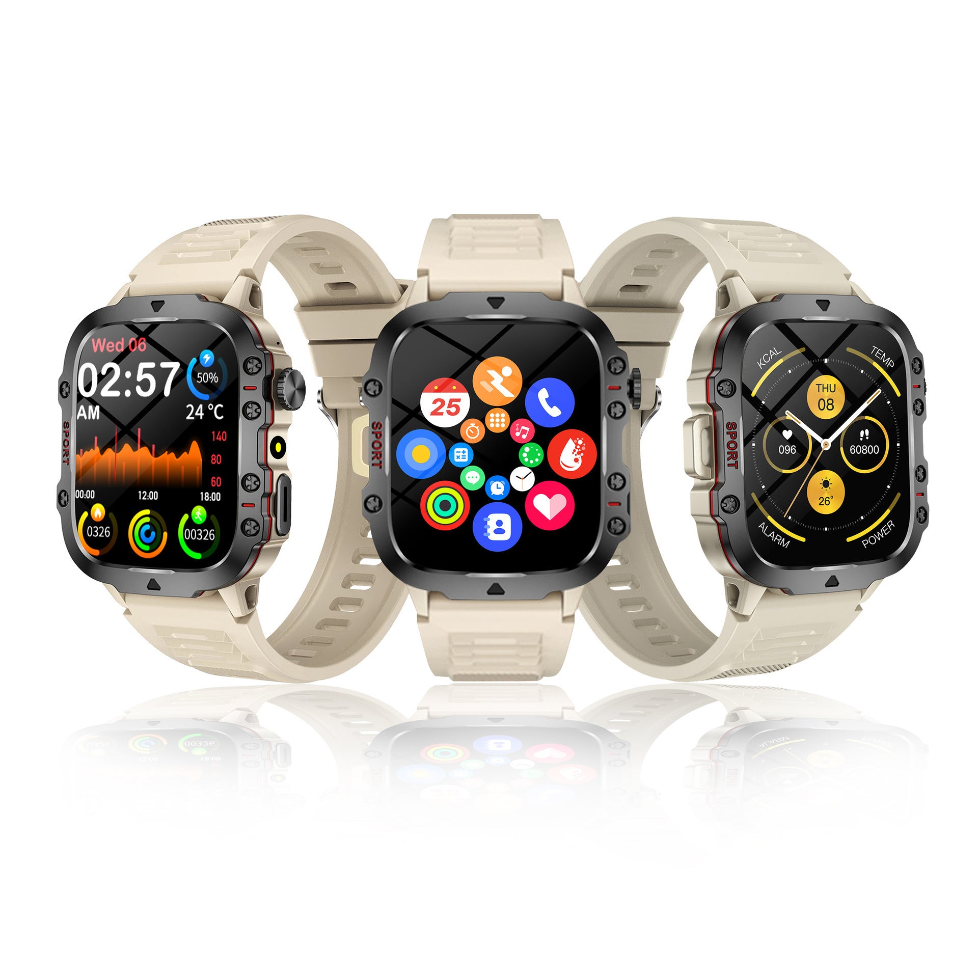 Smartwatch 9 Pro dengan tali karet kuat