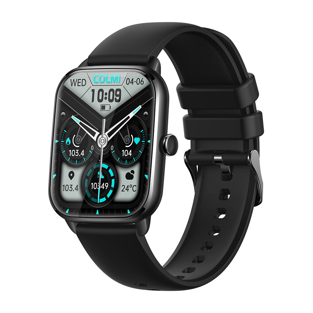 Smartwatch monitor detak jantung dengan pengukur langkah