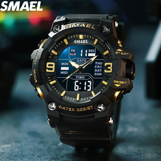 jam tangan pria anti air tahan guncangan untuk aktivitas outdoor