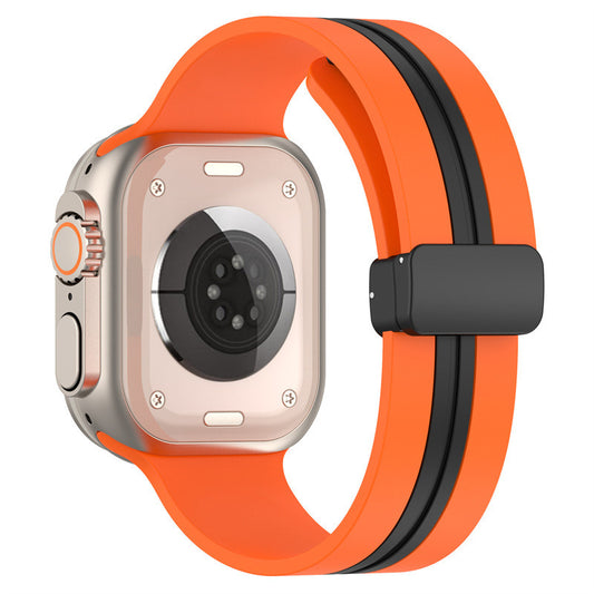 tali apple watch magnetik dua warna elegan